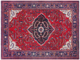 Vintage Antique Persian Tabriz West Wool Rug - 7'5'' x 10'3''