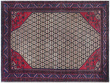 Vintage Antique Persian Tabriz Mahi Mclean Wool Rug - 6'5'' x 9'10''