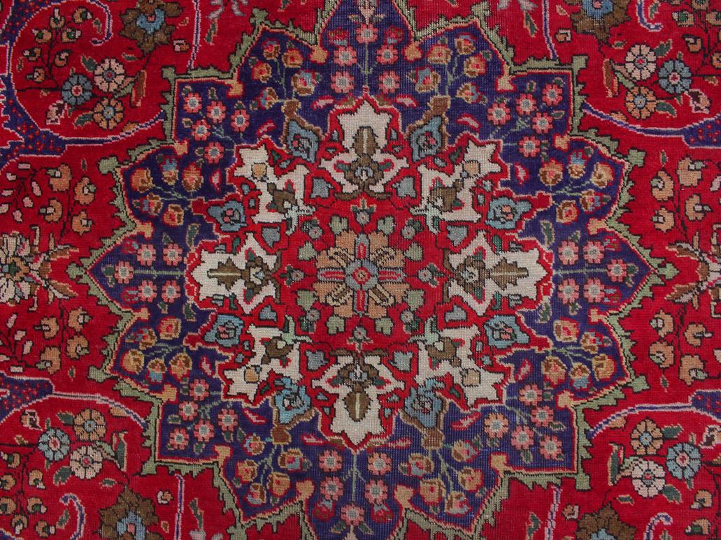 handmade Medallion, Traditional Bakhtiari Red Purple Hand Knotted RECTANGLE 100% WOOL area rug 9x11