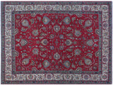 Vintage Antique Persian Tabriz Watts Wool Rug - 9'7'' x 12'9''