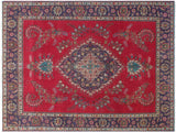 Vintage Antique Persian Tabriz Burgess Wool Rug - 9'8'' x 12'9''
