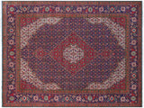 Vintage Antique Persian Tabriz Mahi Wool Rug - 9'8'' x 12'5''