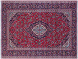 Vintage Antique Persian Kashan Lynch Wool Rug - 8'1'' x 10'11''