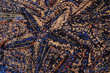 handmade Modern Modern Blue Orange Hand Knotted RECTANGLE WOOL&SILK area rug 9 x 12