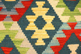 handmade Traditional Kilim, New arrival Green Rust Hand-Woven RECTANGLE 100% WOOL area rug 3' x 5'