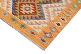 handmade Traditional Kilim, New arrival Beige Blue Hand-Woven RECTANGLE 100% WOOL area rug 3' x 4'
