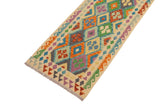 handmade Traditional Kilim, New arrival Black Beige Hand-Woven RUNNER 100% WOOL area rug 3' x 10'