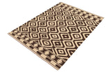 handmade Traditional Kilim, New arrival Beige Brown Hand-Woven RECTANGLE 100% WOOL area rug 5' x 7'