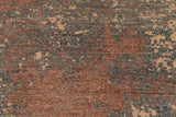 handmade Modern Modern Brown Green Hand Knotted RECTANGLE WOOL&SILK area rug 8 x 10