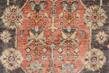 handmade Geometric Kafkaz Chobi Ziegler Gray Tan Hand Knotted RECTANGLE 100% WOOL area rug 4 x 6