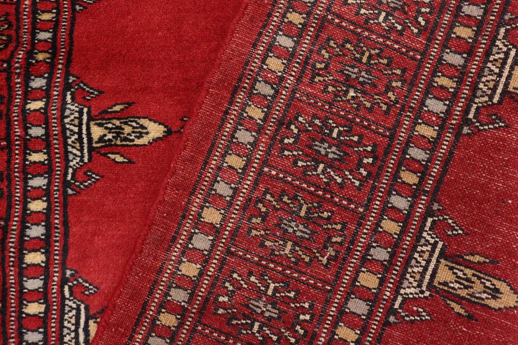 Geometric Red Traditional Handmade Small Rug 3x4 Tribal Carpet