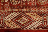 handmade Geometric Bokhara Rust Beige Hand Knotted RECTANGLE 100% WOOL area rug 4x6