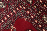 handmade Geometric Bokhara Red Beige Hand Knotted RECTANGLE 100% WOOL area rug 6x8