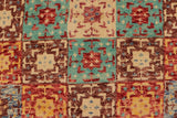 handmade Geometric Balouchi Red Beige Hand Knotted RECTANGLE 100% WOOL area rug 4 x 6