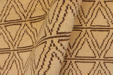 handmade Geometric Balouchi Beige Brown Hand Knotted RECTANGLE 100% WOOL area rug 4 x 6