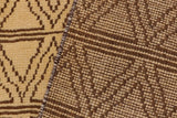 handmade Geometric Balouchi Beige Brown Hand Knotted RECTANGLE 100% WOOL area rug 4 x 6