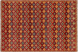 Modern Balochi Zion Hand Knotted Wool Rug - 3'3'' x 5'0''