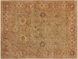 Antique Vegetable Dyed Anmol Agra Wool Rug - 8'10'' x 12'7''