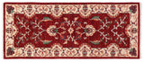handmade Traditional Kafkaz Red Beige Hand Knotted RUNNER 100% WOOL area rug 3 x 5