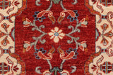 handmade Traditional Kafkaz Rust Beige Hand Knotted RUNNER 100% WOOL area rug 3 x 5