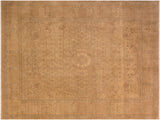 Antique Vegetable Dyed Cecile Tan/Gold Wool Rug - 9'2'' x 12'2''