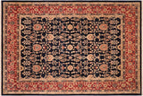 Classic Ziegler Marisa Blue Red Hand-Knotted Wool Rug - 8'4'' x 10'0''