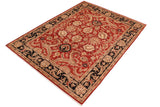 handmade Traditional Kafkaz Chobi Ziegler Red Blue Hand Knotted RECTANGLE 100% WOOL area rug 8 x 10