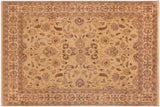 Boho Chic Ziegler Lily Tan Beige Hand-Knotted Wool Rug - 7'10'' x 9'6''