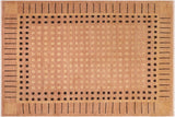 handmade Transitional Kafkaz Chobi Ziegler Nude Black Hand Knotted RECTANGLE 100% WOOL area rug 8 x 9