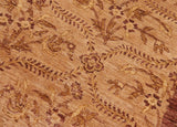 handmade Transitional Kafkaz Chobi Ziegler Tan Lt. Gold Hand Knotted RECTANGLE 100% WOOL area rug 8 x 10