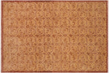 Boho Chic Ziegler Staci Tan Gold Hand-Knotted Wool Rug - 8'2'' x 10'0''