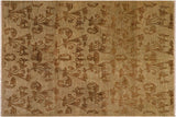 Shabby Chic Ziegler Elma Green Hand-Knotted Wool Rug - 8'0'' x 9'4''