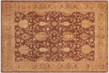 Classic Ziegler Leanne Brown Tan Hand-Knotted Wool Rug - 8'2'' x 10'1''