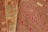 handmade Transitional Kafkaz Chobi Ziegler Brown Copper Hand Knotted RECTANGLE 100% WOOL area rug 8 x 10