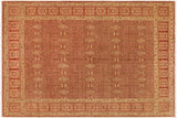 Classic Ziegler Aileen Brown Copper Hand-Knotted Wool Rug - 8'1'' x 9'7''