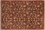Bohemien Ziegler Willa Brown Tan Hand-Knotted Wool Rug - 8'0'' x 9'9''