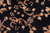handmade Traditional Kafkaz Chobi Ziegler Blue Brown Hand Knotted RECTANGLE 100% WOOL area rug 8 x 10