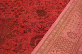 A01539, 9 1"x11 9",Over Dyed                     ,9x12,Pink,LT. BROWN,Hand-knotted                  ,Pakistan   ,100% Wool  ,Rectangle  ,652671136382