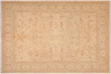 Boho Chic Ziegler Genevie Tan Brown Hand-Knotted Wool Rug - 8'5'' x 10'9''