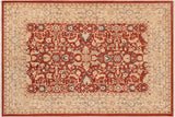 Classic Ziegler Valarie Rust Beige Hand-Knotted Wool Rug - 8'0'' x 9'5''