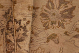 handmade Traditional Kafkaz Chobi Ziegler Taupe Tan Hand Knotted RECTANGLE 100% WOOL area rug 8 x 10
