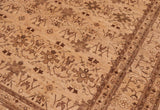 handmade Transitional Kafkaz Chobi Ziegler Tan Tan Hand Knotted RECTANGLE 100% WOOL area rug 8 x 10