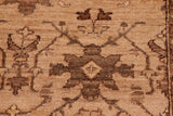 handmade Transitional Kafkaz Tan Tan Hand Knotted RECTANGLE 100% WOOL area rug 8x10