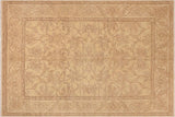 Classic Ziegler Sharron Tan Brown Hand-Knotted Wool Rug - 7'11'' x 9'11''