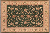 Bohemien Ziegler Marylou Green Beige Hand-Knotted Wool Rug - 8'1'' x 9'10''