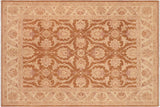 Bohemien Ziegler Penelope Brown Beige Hand-Knotted Wool Rug - 8'0'' x 9'10''