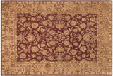 Shabby Chic Ziegler Milagros Brown Tan Hand-Knotted Wool Rug - 8'2'' x 9'9''