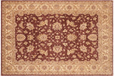 Oriental Ziegler Ashlee Brown Beige Hand-Knotted Wool Rug - 8'2'' x 9'7''