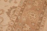 handmade Traditional Kafkaz Chobi Ziegler Beige Lt. Brown Hand Knotted RECTANGLE 100% WOOL area rug 8 x 10