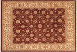 Oriental Ziegler Eve Brown Beige Hand-Knotted Wool Rug - 8'2'' x 9'7''